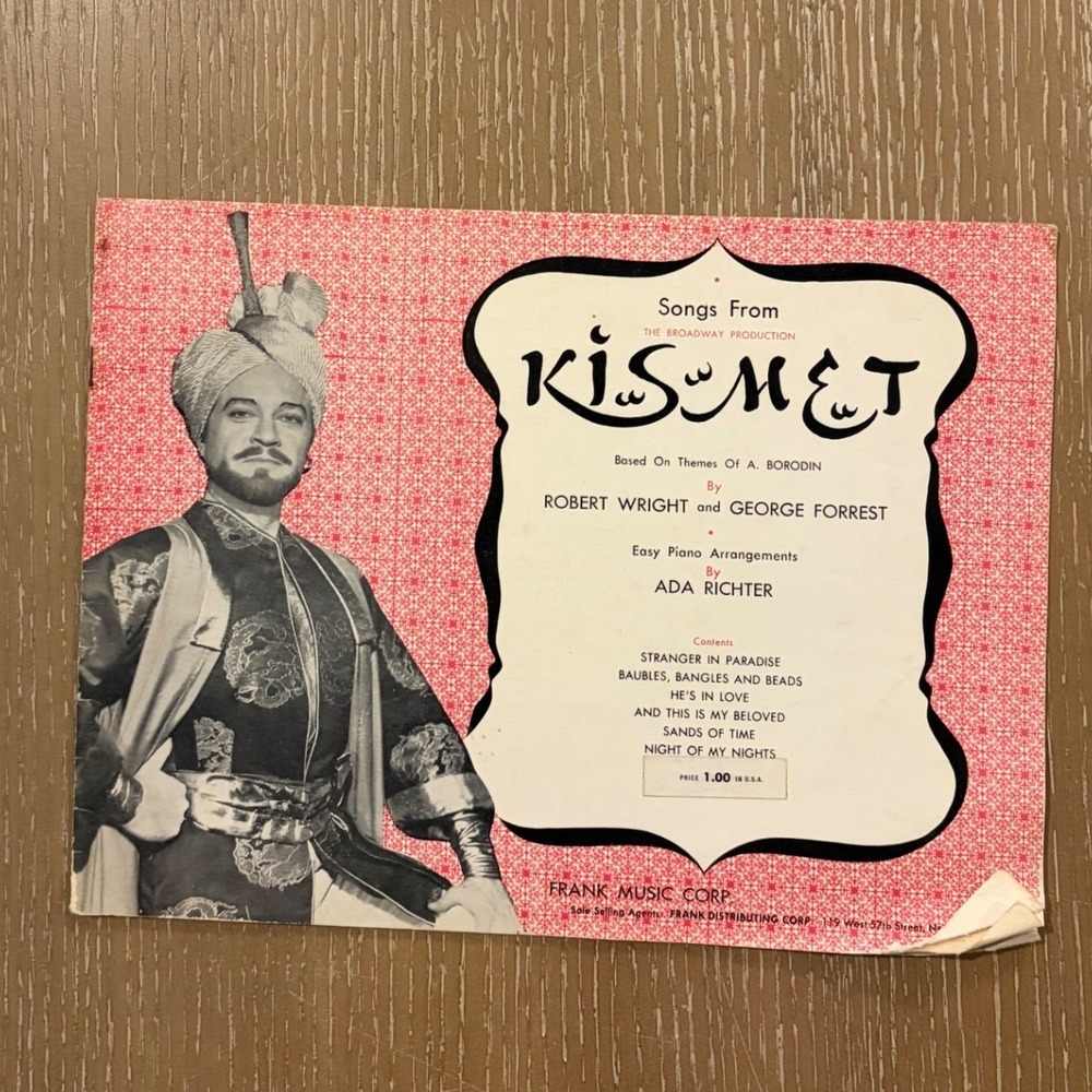 Vintage Hawaiian Wedding Song Ke Kali Nei Au Sheet Music Charles E King Pickwick
